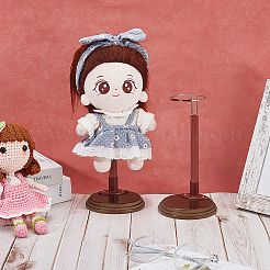 2Pcs Pine Wood Doll Stands&nbsp;ODIS-GA0001-81