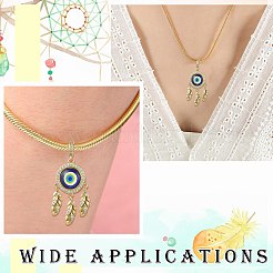 Brass Pave Clear Cubic Zirconia European Dangle Charms&nbsp;KK-CJC0018-08