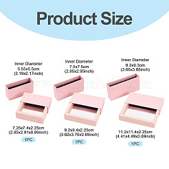 3 Bags 3 Styles Square Transparent PE Thin Film Suspension Jewelry Display Box&nbsp;CON-TA0001-38C