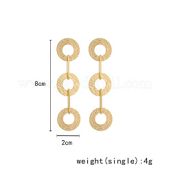 Iron Dangle Stud Earrings&nbsp;WGF3190-01