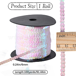 1Roll Plastic Paillette/Sequins Chain Rolls&nbsp;FIND-CY0001-14B