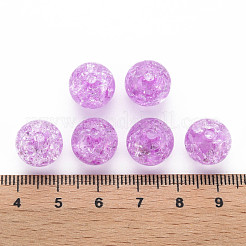 Transparent Crackle Acrylic Beads&nbsp;MACR-S373-66A-N06
