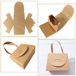 Foldable Kraft Paper Candy Gift Box&nbsp;LS-CON-WH0094-24B