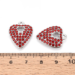 Alloy Rhinestone Pendants&nbsp;FIND-N008-12P-02