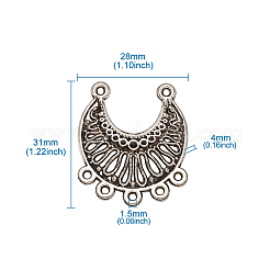 Tibetan Style Alloy Chandelier Components Links&nbsp;PALLOY-TA0001-21AS