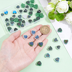 50Pcs 5 Colors Two Tone Glass Mood Beads&nbsp;GLAA-PA0001-45