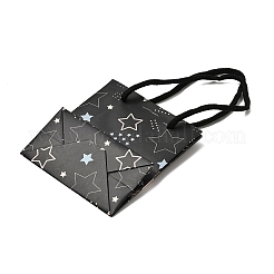Star Print Paper Gift Tote Bags with Cotton Handles&nbsp;CON-K016-02