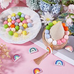 DIY Rainbow Keychain Making Kit&nbsp;DIY-SC0022-46