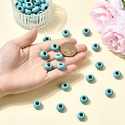 Synthetic Turquoise European Beads&nbsp;TURQ-S283-34A