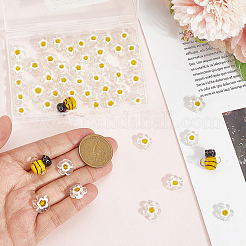 65Pcs 2 Styles Handmade Lampwork Beads&nbsp;LAMP-PA0001-09