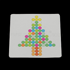 Christmas Tree Square DIY Melty Beads Fuse Beads Sets: Fuse Beads&nbsp;DIY-R064-03