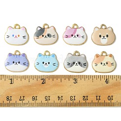 16Pcs 8 Colors Painted Alloy Pendants&nbsp;FIND-FS0001-97