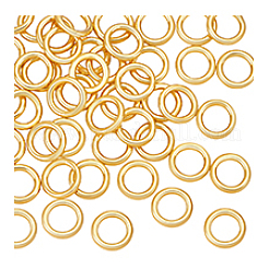 46Pcs 925 Sterling Silver Soldered Closed Jump Rings&nbsp;STER-PH0004-24