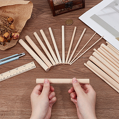 100Pcs Wood Sticks&nbsp;WOOD-BC0001-50C