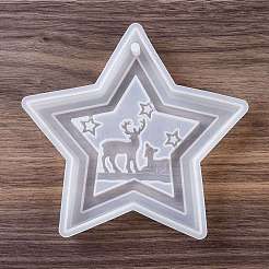 Christmas Theme DIY Pendants Decoration Silicone Mold&nbsp;LS-DIY-F151-01D