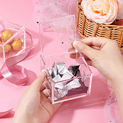 4 Grids Transparent Plastic Gift Boxes&nbsp;LS-CON-WH0087-68A