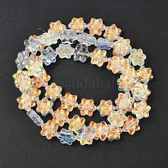 Electroplate Glass Beads Strands&nbsp;EGLA-P069-02A-AB01