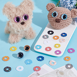 200Pcs 20 Colors Resin Craft Doll Eye&nbsp;DIY-PH0031-85