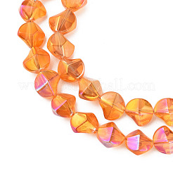 Electroplate Glass Beads Strands&nbsp;EGLA-N008-019-A05