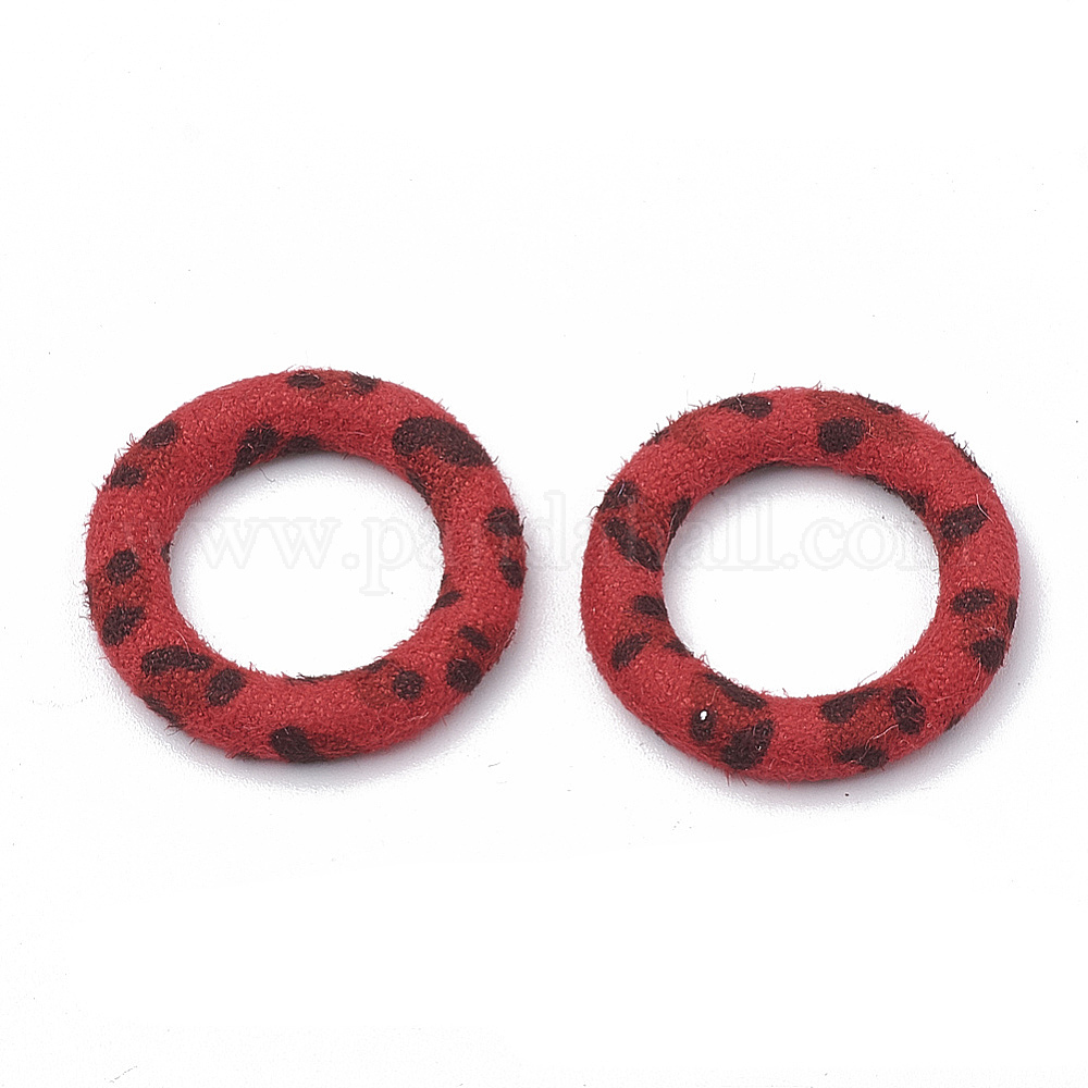 Wholesale Cloth Fabric Covered Linking Rings - Pandahall.com