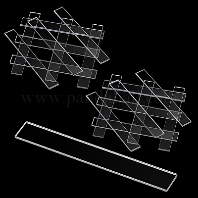 200Pcs Transparent Acrylic Sheets&nbsp;FIND-GA0007-20A-1