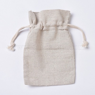Burlap Drawable Pouches&nbsp;ABAG-E001-02-1