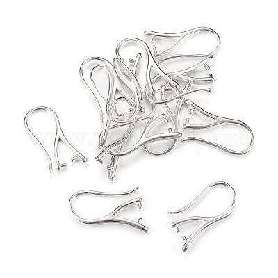 Brass Earring Hooks&nbsp;KK-R037-05P-1