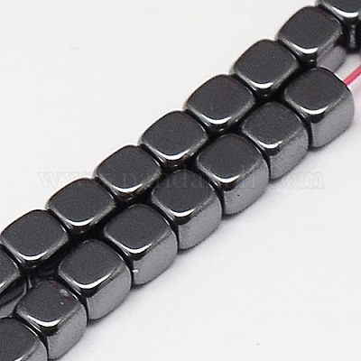 Electroplate Non-magnetic Synthetic Hematite Beads Strands&nbsp;G-J172-2x2mm-04-1