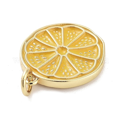 Rack Plating Brass Enamel Pendants&nbsp;KK-M293-39G-02-1
