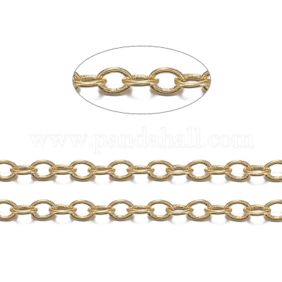 Brass Cable Chains&nbsp;CHC-034Y-G-1
