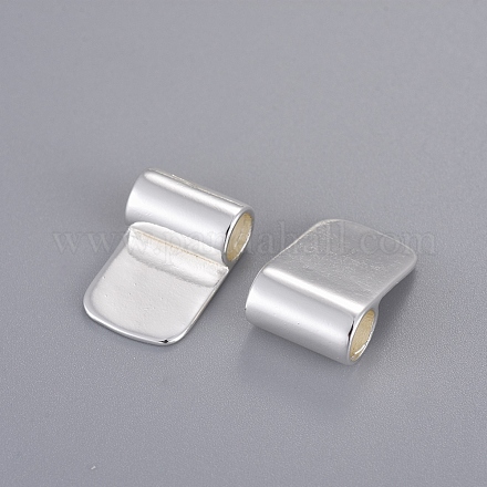 Brass Glue-on Flat Pad Bails&nbsp;KK-D519-B-S-1