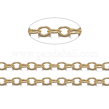 Brass Cable Chains CHC-034Y-G-1