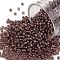 TOHO Round Seed Beads, Japanese Seed Beads, (1850) Mauve Lined Topaz Rainbow, 11/0, 2.2mm, Hole: 0.8mm, about 5555pcs/50g