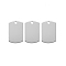 Brass Pendants, Stamping Mirror Polished Finish Blank Tag, Rectangle, Platinum, 25x15.6x1mm, Hole: 2mm