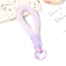 Weave Knot Plush Lanyard, Wrist Strap Keychain, Thistle, 40~70mm