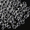 Transparent Acrylic Pendants, Faceted, Round, Clear, 18x11x11mm, Hole: 4mm