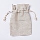 Burlap Drawable Pouches&nbsp;ABAG-E001-02-2