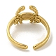 304 Stainless Steel Open Cuff Ring&nbsp;RJEW-C067-09G-3