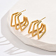 304 Stainless Steel Rectangle Stud Earrings&nbsp;UF5198-1-1