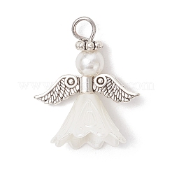 2Pcs ABS Plastic Imitation Pearl Pendants&nbsp;PALLOY-JF04226-02