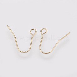 Brass Earring Hooks&nbsp;KK-R058-144G