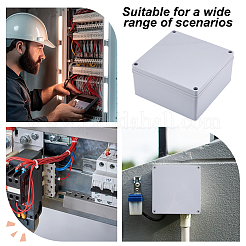 Outdoor Waterproof ABS Plastic Junction Box&nbsp;AJEW-WH0485-27A