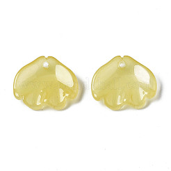 Transparent Spray Painted Glass Pendants&nbsp;GGLA-S054-014E-04