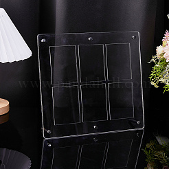 PVC Desktop Sport Card Organizer Holders&nbsp;AJEW-WH0248-918A