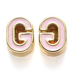 Rack Plating Alloy Enamel Beads&nbsp;LS-X-ENAM-S122-033G-NR