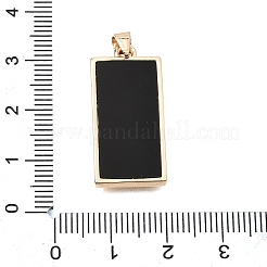 Brass Micro Pave Clear Cubic Zirconia Pendants&nbsp;CU-CBAE7DF-08G-03