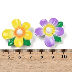 Opaque Resin Enamel Cabochons&nbsp;CRES-D308-08