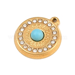 304 Stainless Steel Rhinestone Pendants&nbsp;CE-CBAF3A3-25G-01