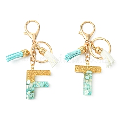 Transparent Epoxy Resin Pendant Keychains&nbsp;KEYC-FS00022-14