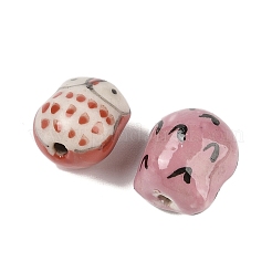 Handmade Printed Porcelain Beads&nbsp;PORC-E015-09L